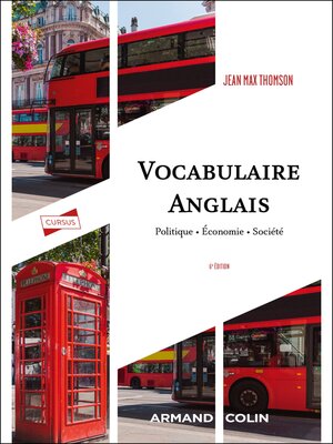 cover image of Vocabulaire anglais
